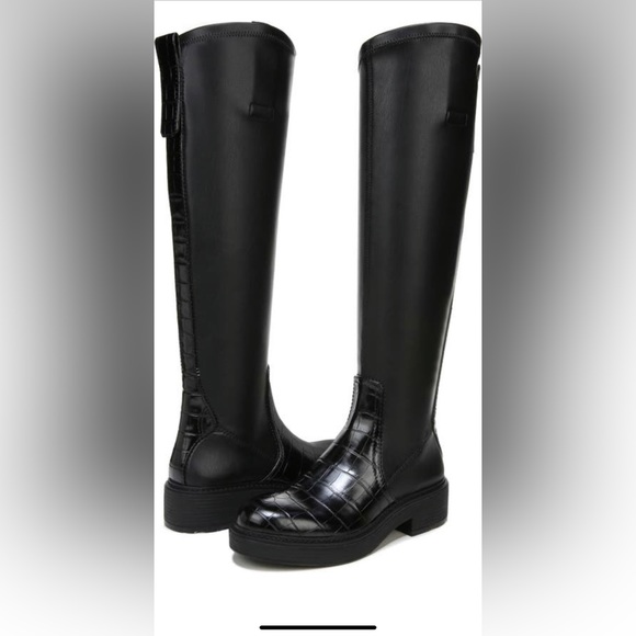 Keaton Croc Embossed Faux Leather Boot - Picture 2 of 11